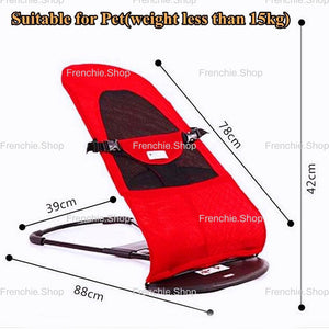 Portable Rocking Chair for French Bulldog