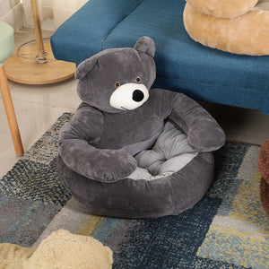 TeddyLounge - Super Soft Warm Cute Bear Hug Pet Bed
